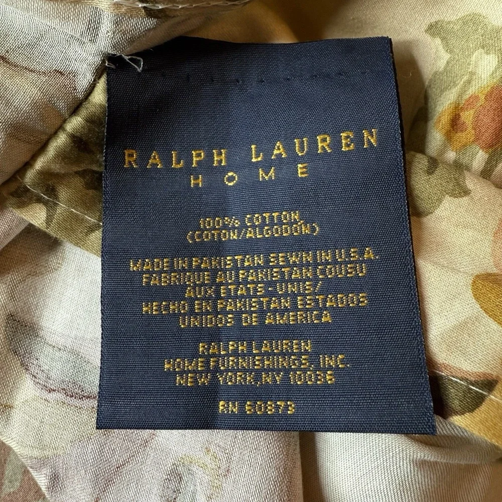Vintage RALPH LAUREN 4 Pc. Curated King Sheet Set Guinevere/Sussex Gardens *READ